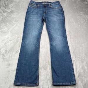 Wrangler Retro Jeans Womens 9 Blue Bootcut Western Rodeo Low Rise Faded Denim